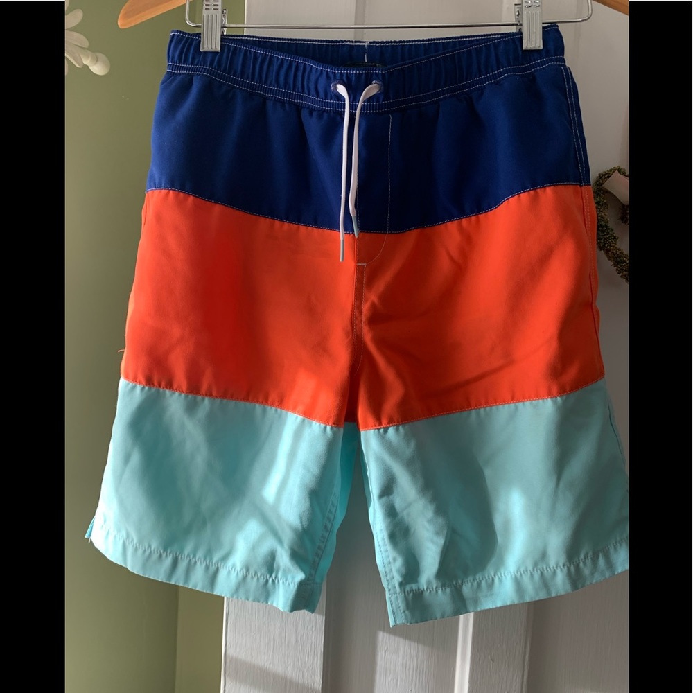Boys land’s End swim trunks
